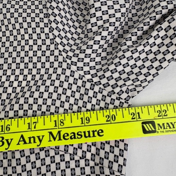 Ann Taylor Petite Geometric Print Button Up Shirt Top Womens‎ Size L NWT - Picture 5 of 7